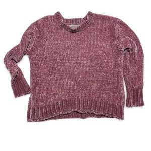 Philosophy pink mauve Chenille knit sweater - size XS